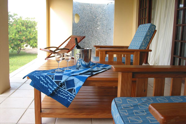 Outside veranda, Deacra house, Sol Resorts, Vilanculos, Mozambique