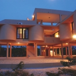 Evening view, Deacra Villas, an architectural masterpiece in Vilanculos, Mozambique