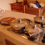Open plan kitchen, Golden Sands apartment, Sol Resorts, Vilanculos, Mozambique